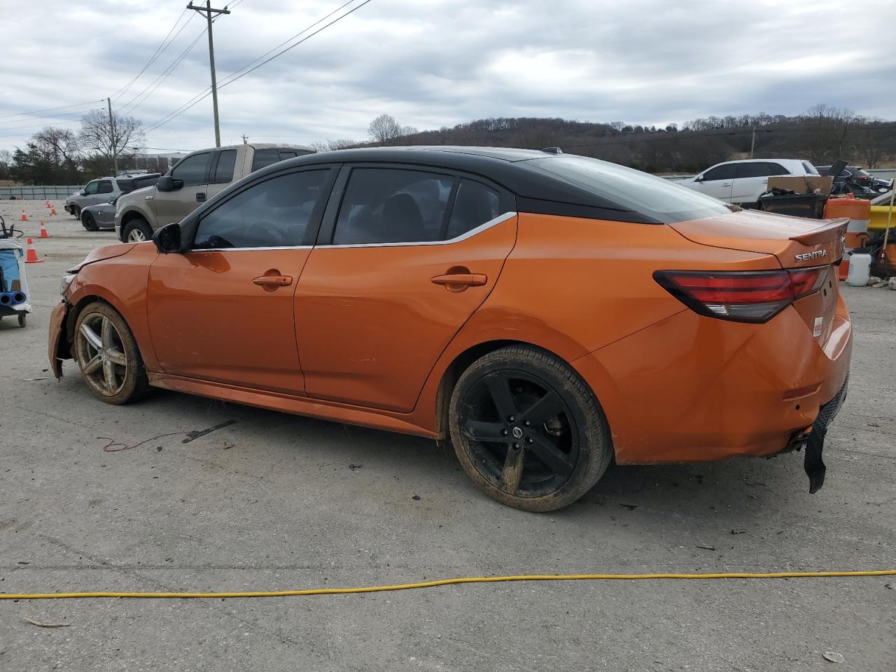 2021 Nissan Sentra VIN 3N1AB8DV0MY265938 Copart auction photo, front end damage thumbnail 2