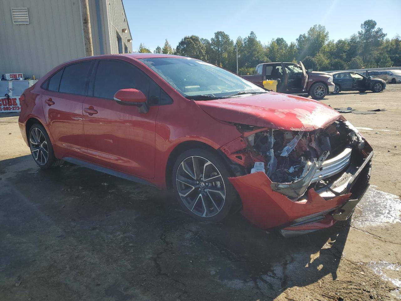 2021 Toyota Corolla VIN JTDS4MCE2MJ068375 Copart auction photo, front end / mechanical damage thumbnail 4