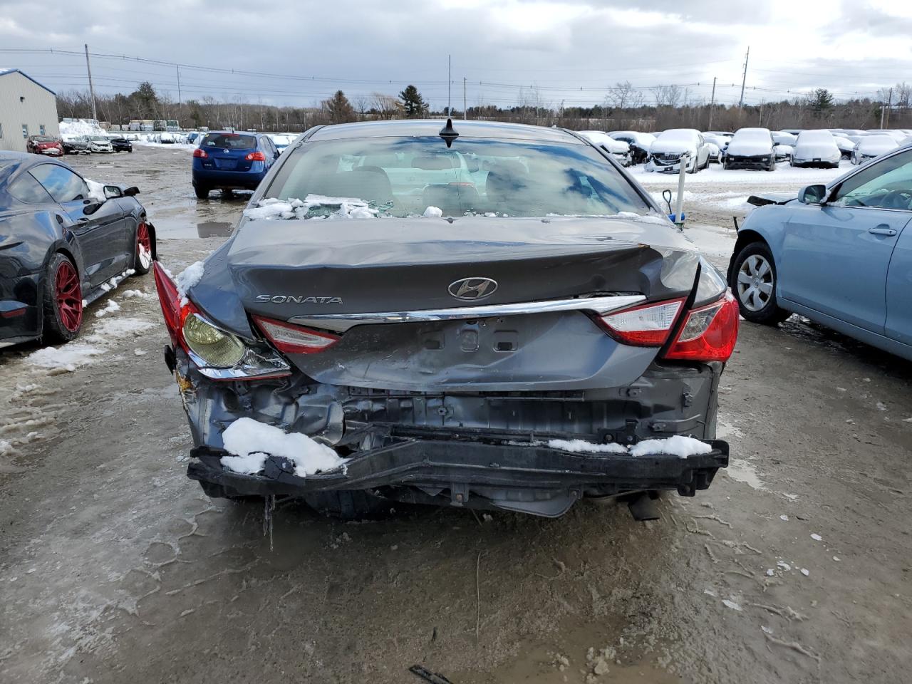 2014 Hyundai Sonata VIN 5NPEB4AC1EH882600 Copart auction photo, rear end damage thumbnail 6