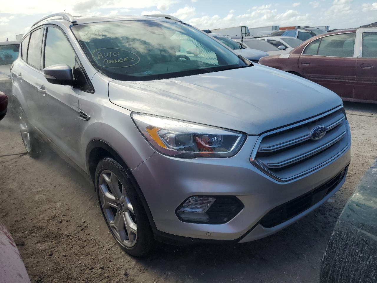 2019 Ford Escape VIN 1FMCU9J95KUA78588 Copart auction photo, water/flood damage thumbnail 4