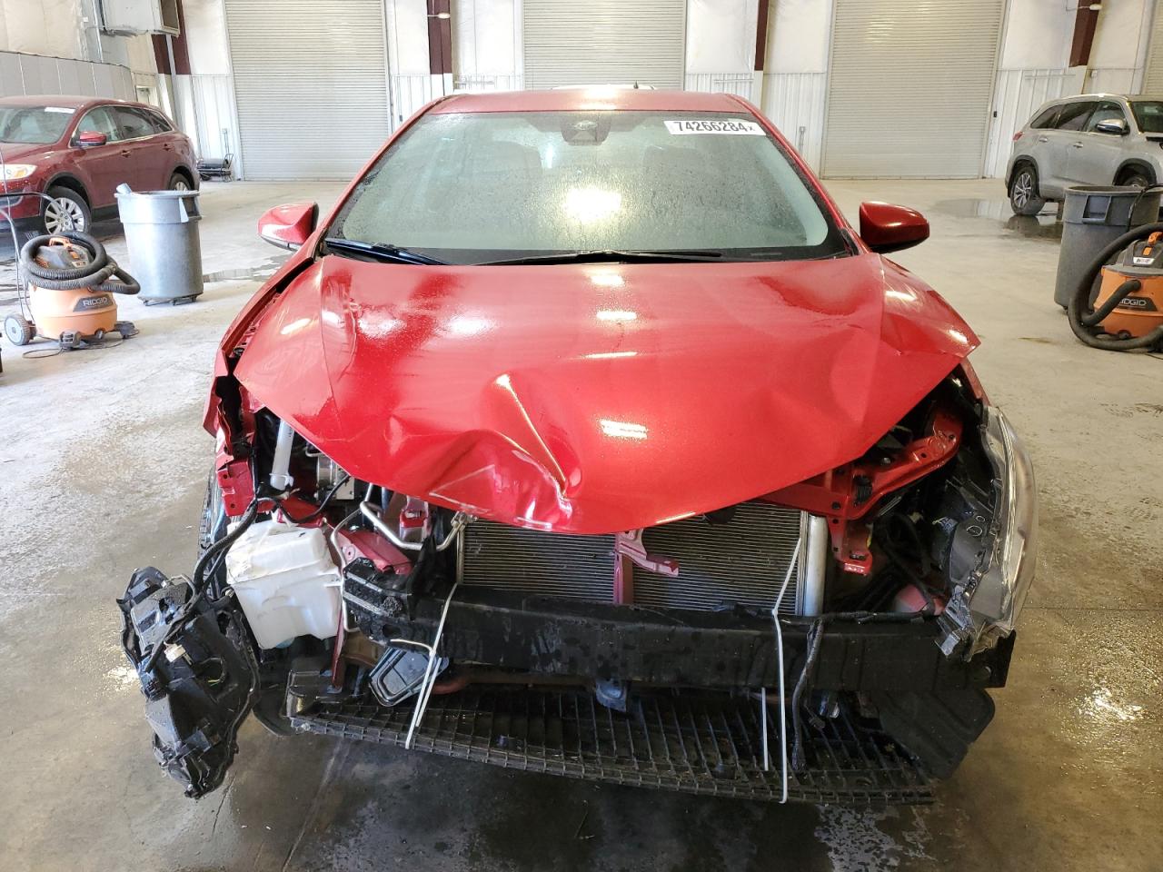 2017 Toyota Corolla VIN 5YFBURHE2HP722900 Copart auction photo, front end damage thumbnail 5