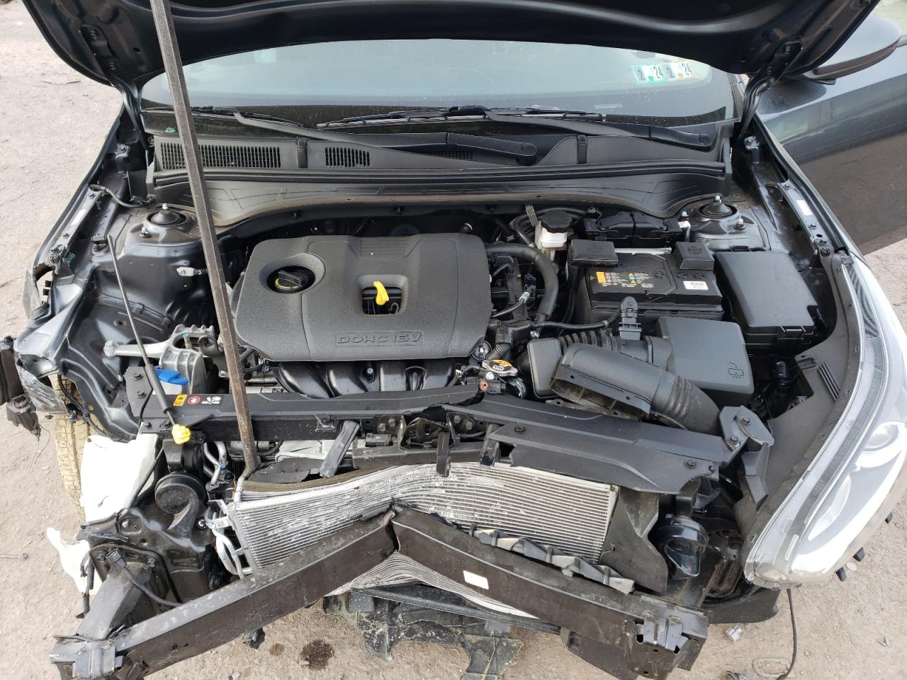 2020 KIA Forte VIN 3KPF24AD1LE173776 Copart auction photo, front end / side damage thumbnail 12