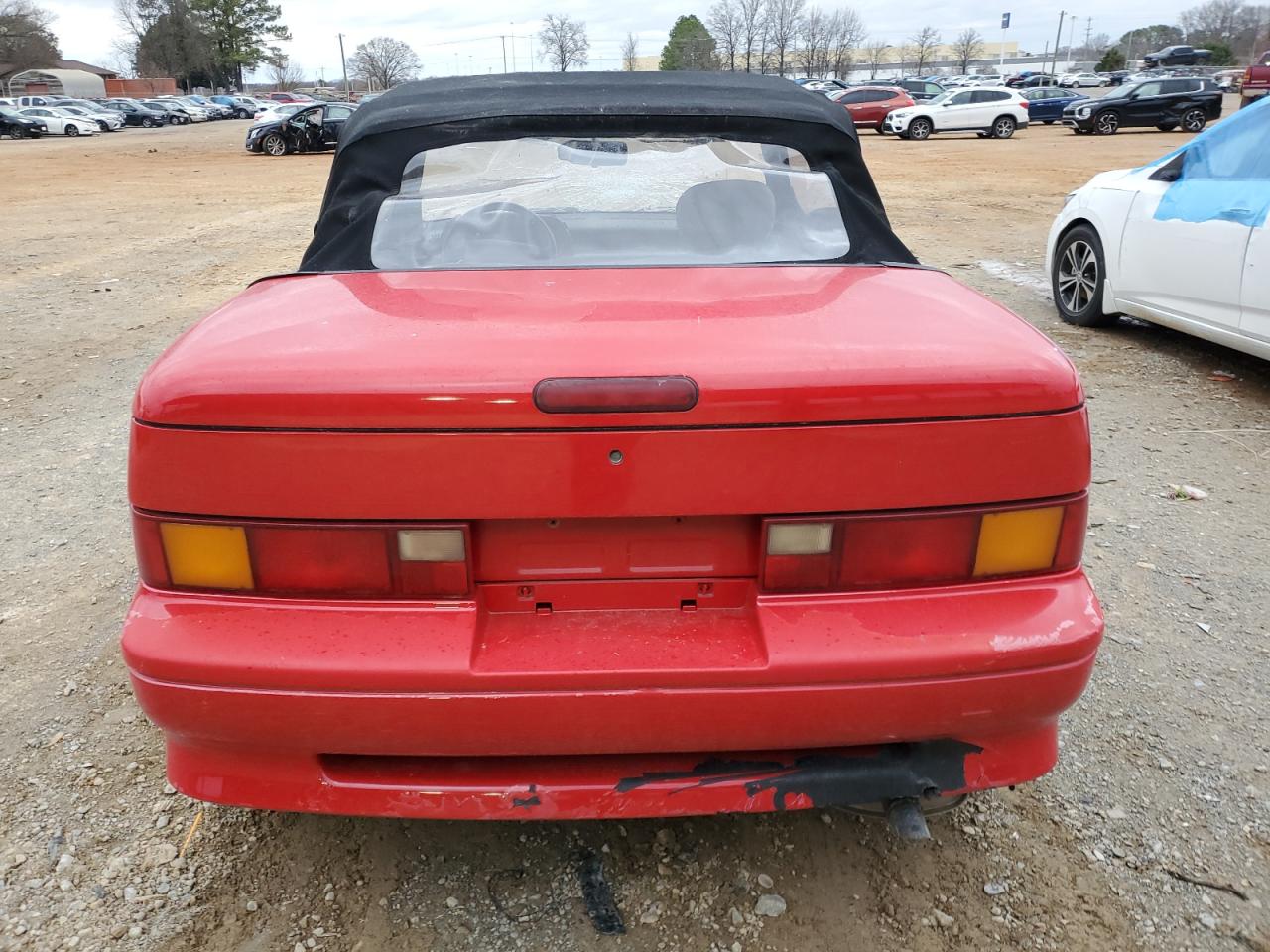 1991 GEO Metro VIN JG1MR3363MK603262 Copart auction photo, top/roof damage thumbnail 6