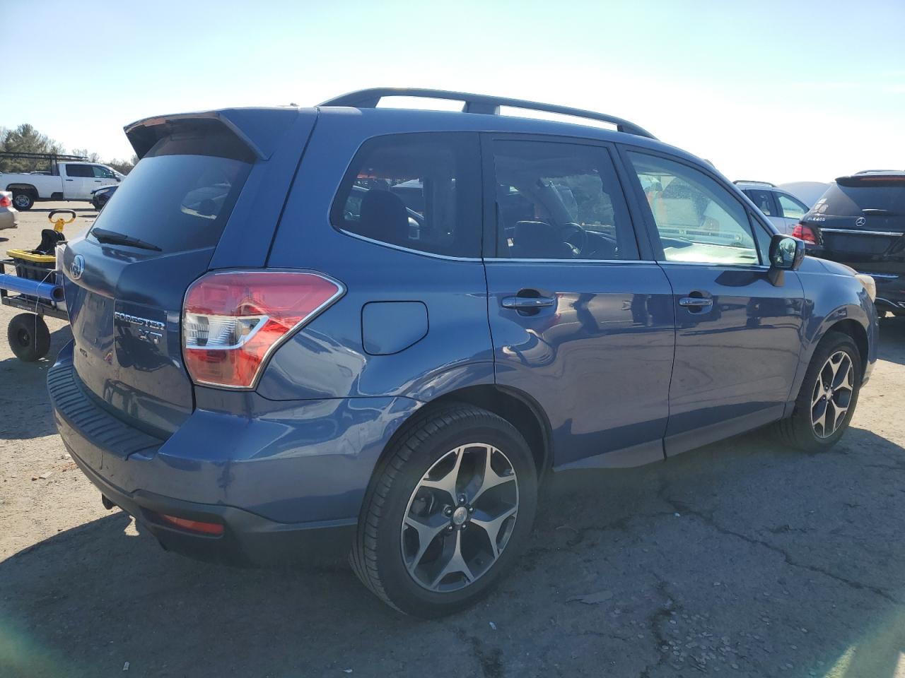 2014 Subaru Forester VIN JF2SJGDC8EH514112 Copart auction photo, side damage thumbnail 3