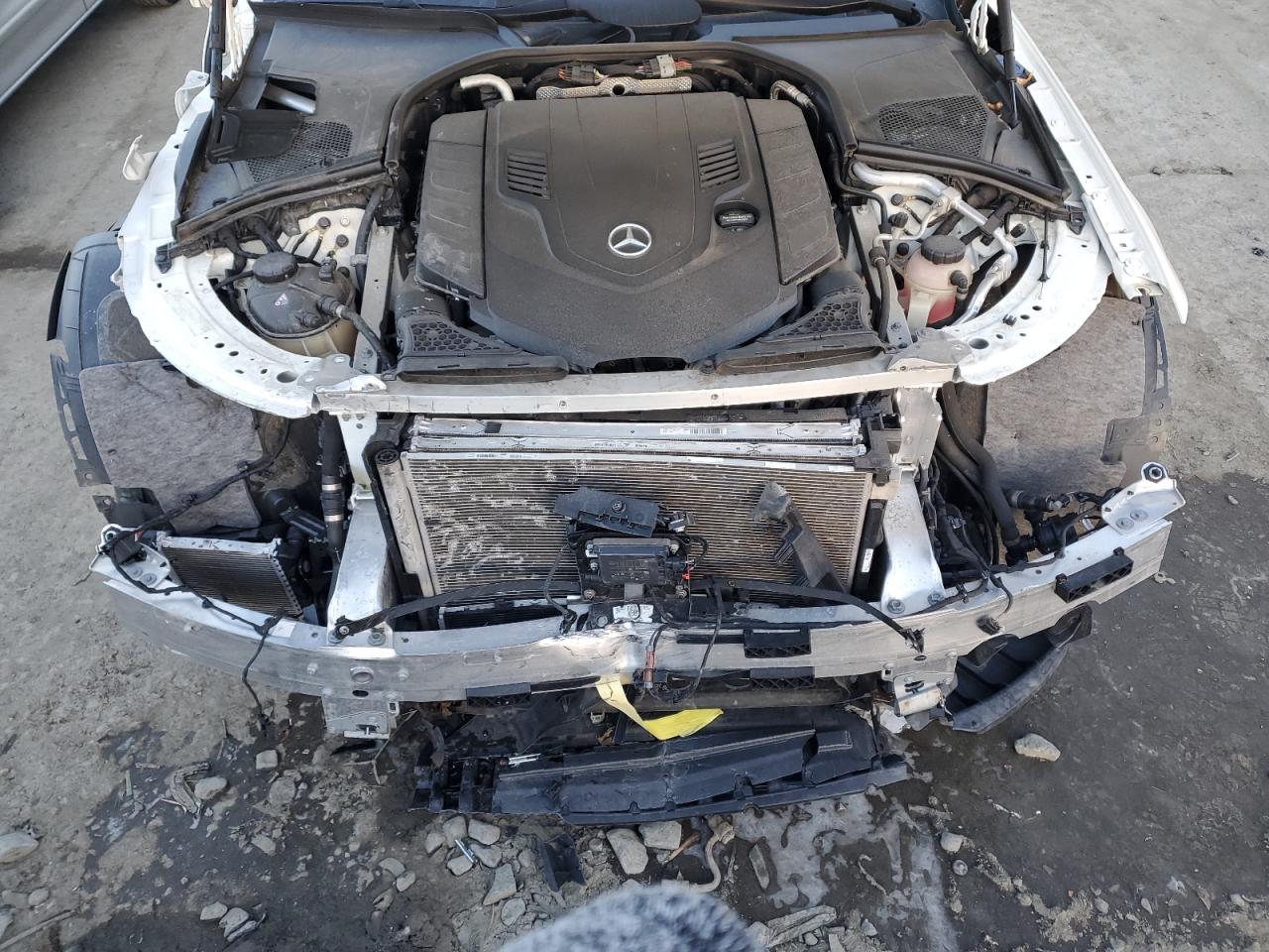 2022 Mercedes-Benz S-klasse VIN W1K6G7GB2NA129743 Copart auction photo, front end damage thumbnail 11
