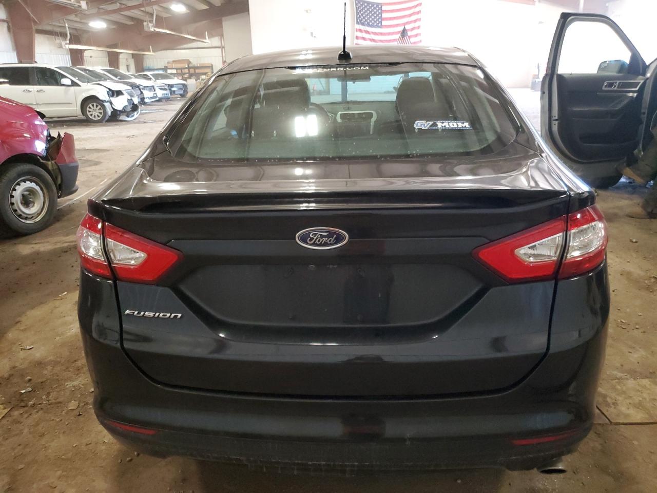 2014 Ford Fusion VIN 1FA6P0H71E5386418 Copart auction photo, front end damage thumbnail 6