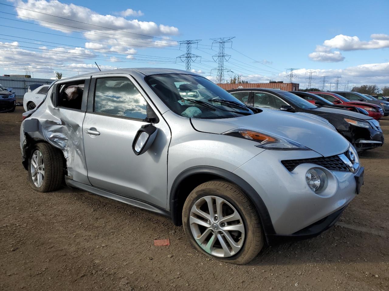 2016 Nissan Juke VIN JN8AF5MVXGT653907 Copart auction photo, side / rear end damage thumbnail 4