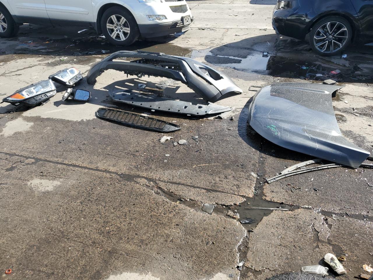 2017 Ford Edge VIN 2FMPK4G93HBB37251 Copart auction photo, front end damage thumbnail 13