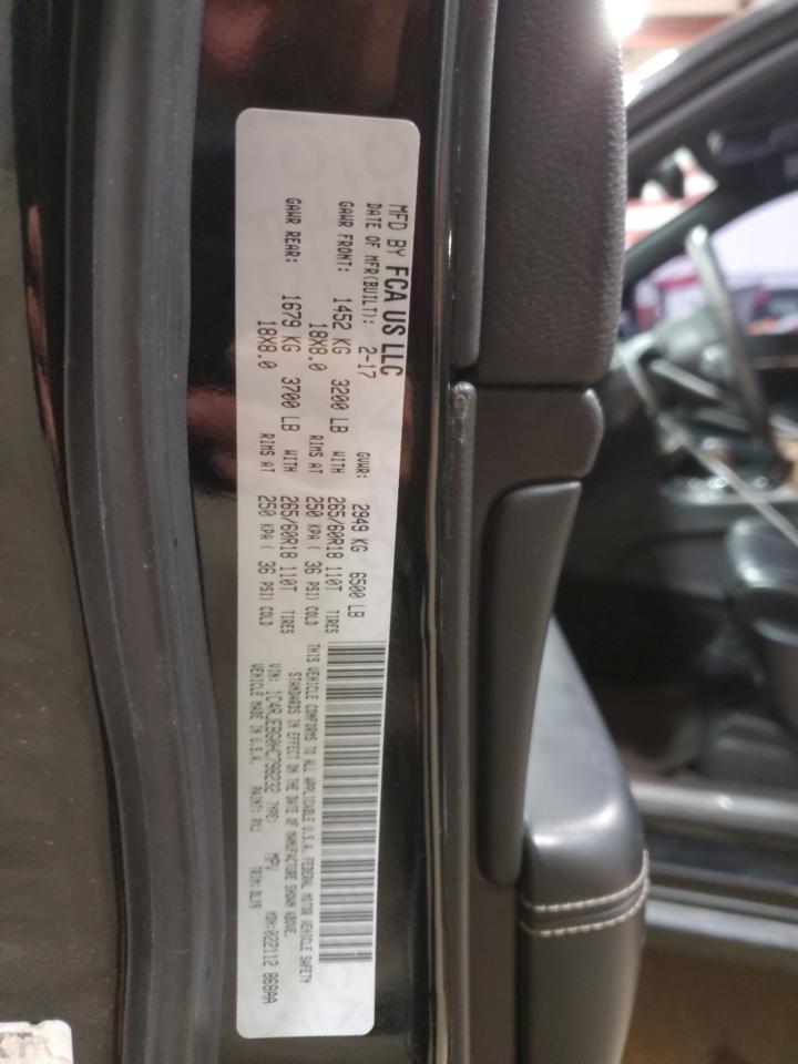 2017 Jeep Grand Cherokee VIN 1C4RJEBG0HC798232 Copart auction photo, front end / mechanical damage thumbnail 13