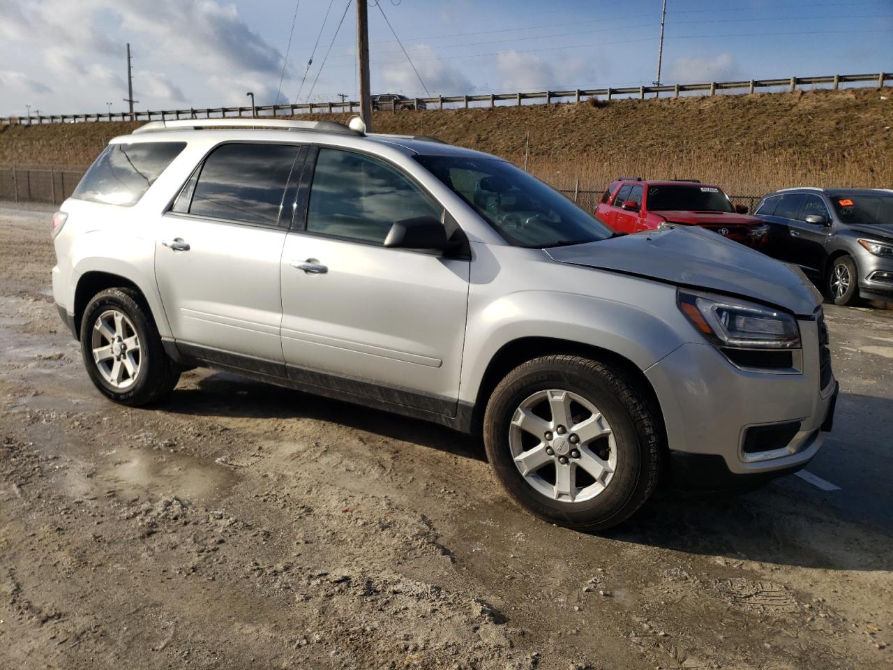 2014 GMC Acadia VIN 1GKKVNED0EJ366369 Copart auction photo, front end damage thumbnail 4