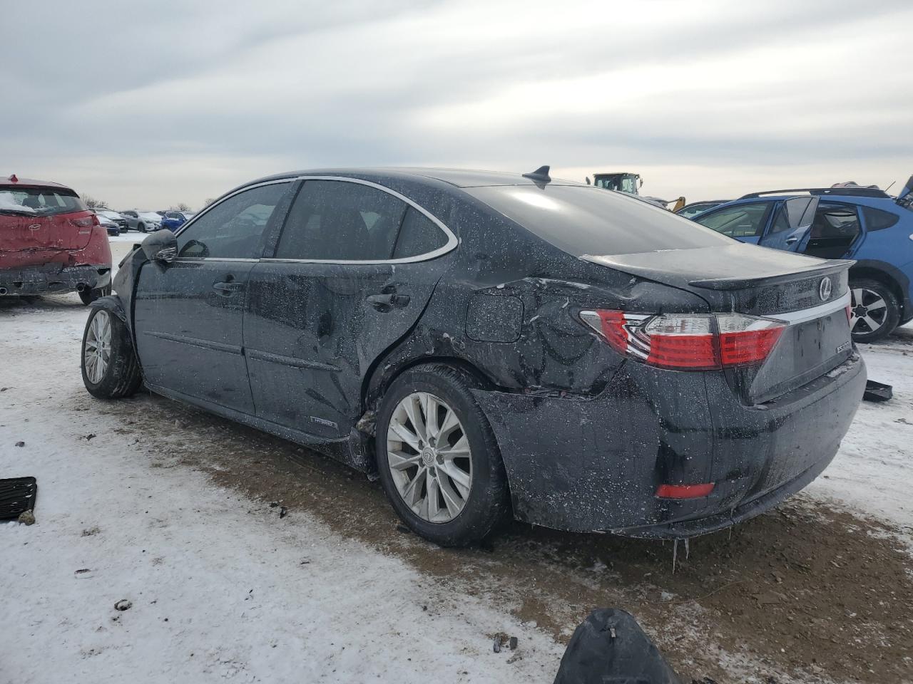 2013 Lexus ES VIN JTHBW1GGXD2015405 Copart auction photo, front end / side damage thumbnail 2