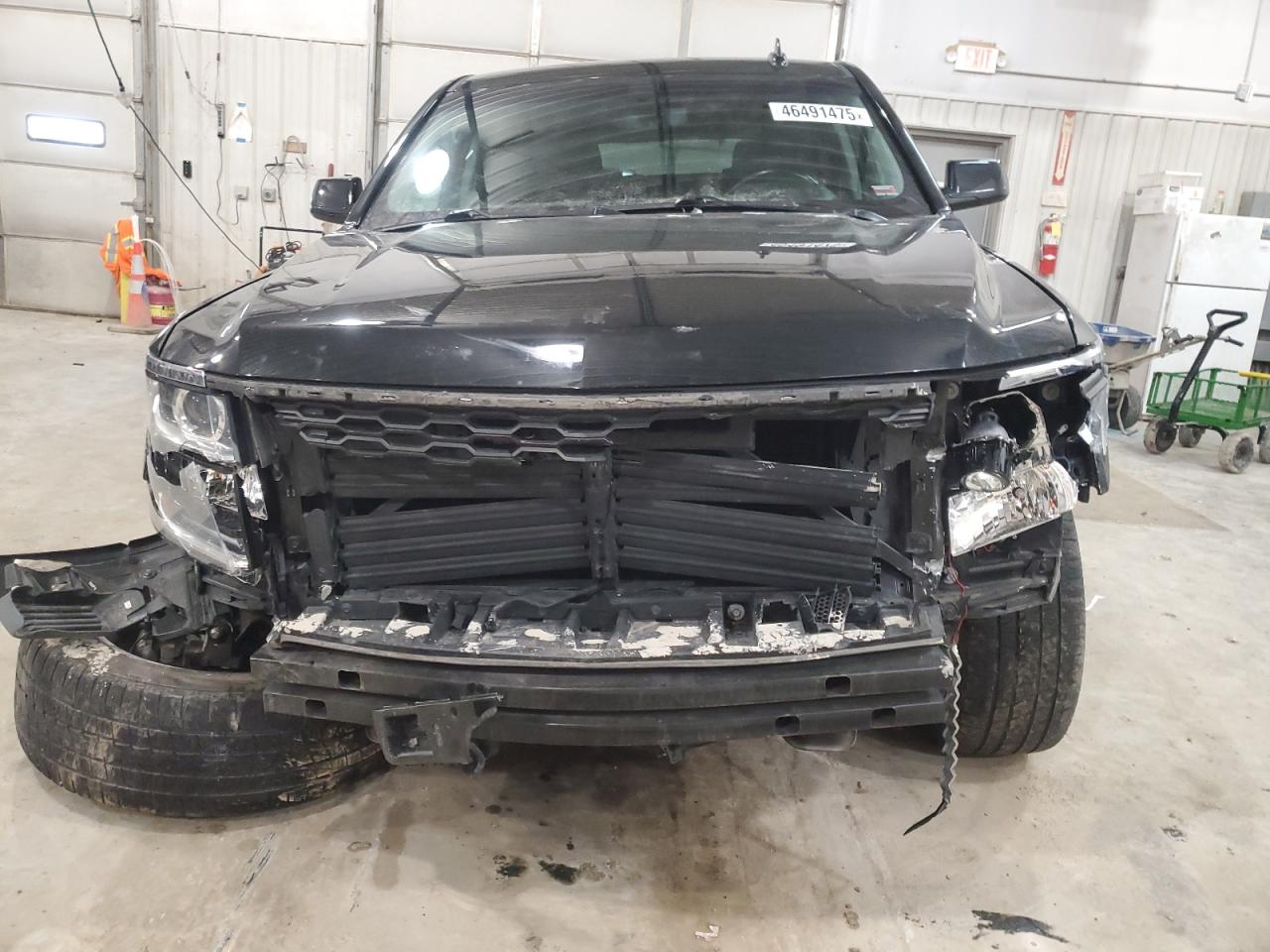2019 Chevrolet Tahoe VIN 1GNSKAEC6KR277981 Copart auction photo, front end / side damage thumbnail 5