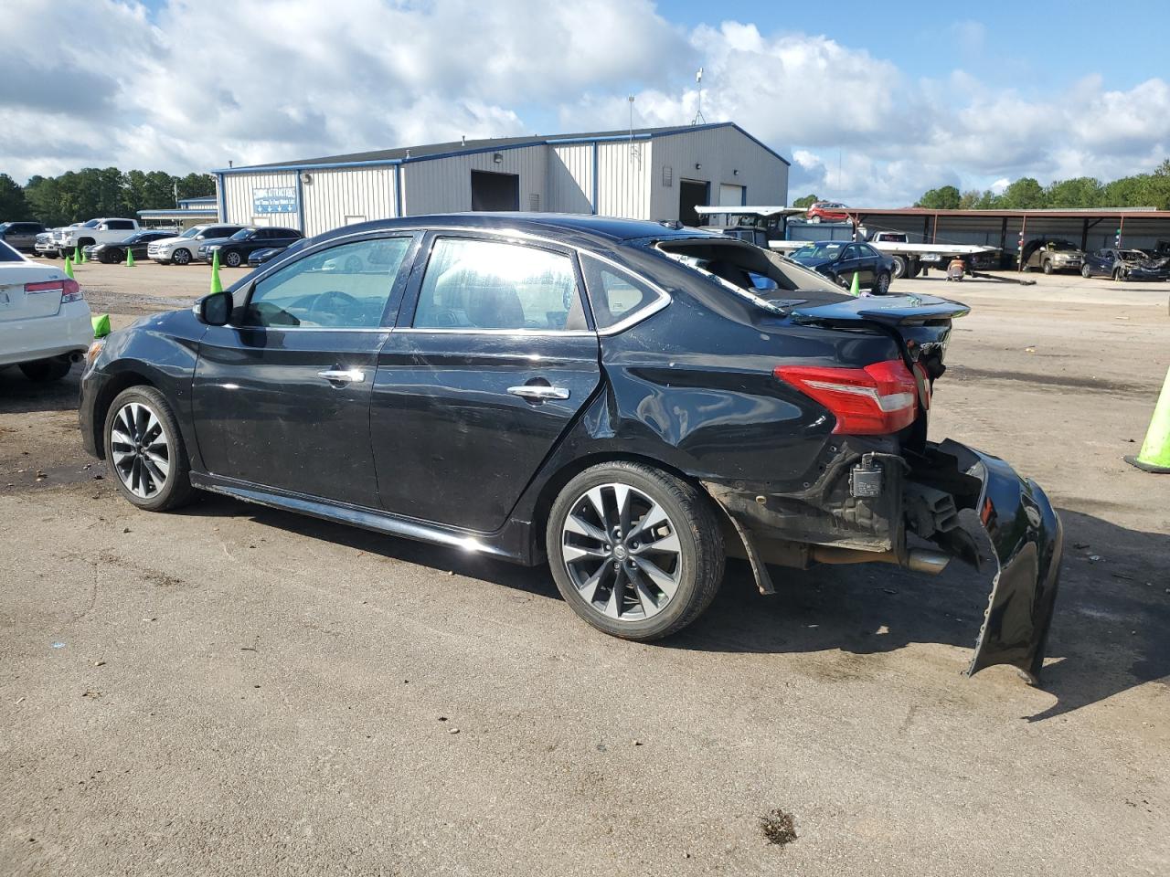 2019 Nissan Sentra VIN 3N1AB7AP6KY234271 Copart auction photo, rear end / side damage thumbnail 2