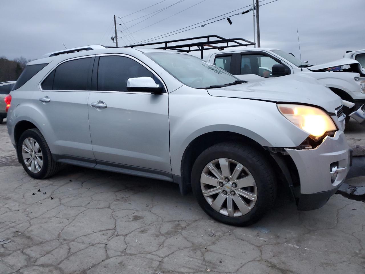 2010 Chevrolet Equinox VIN 2CNFLGEYXA6366318 Copart auction photo, front end damage thumbnail 4
