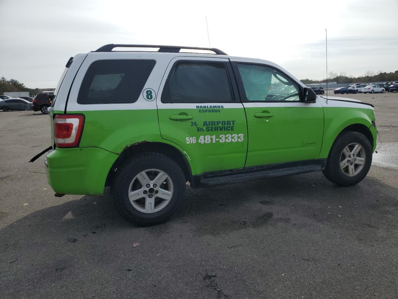 2012 Ford Escape VIN 1FMCU4K38CKB35263 Copart auction photo, side / front end damage thumbnail 3