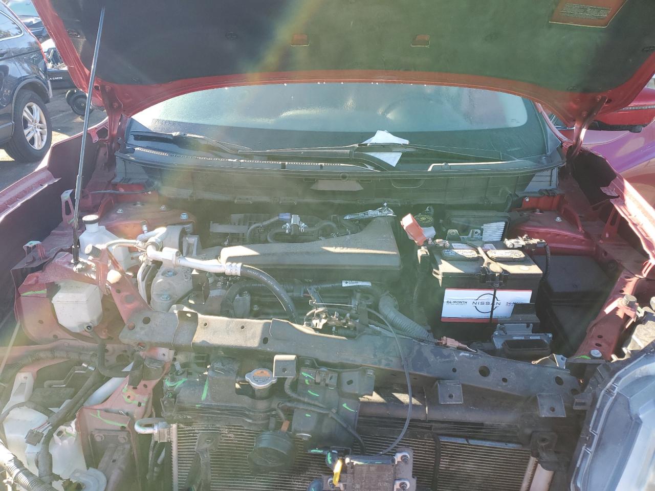 2017 Nissan Rogue VIN JN8AT2MV2HW277534 Copart auction photo, front end damage thumbnail 13