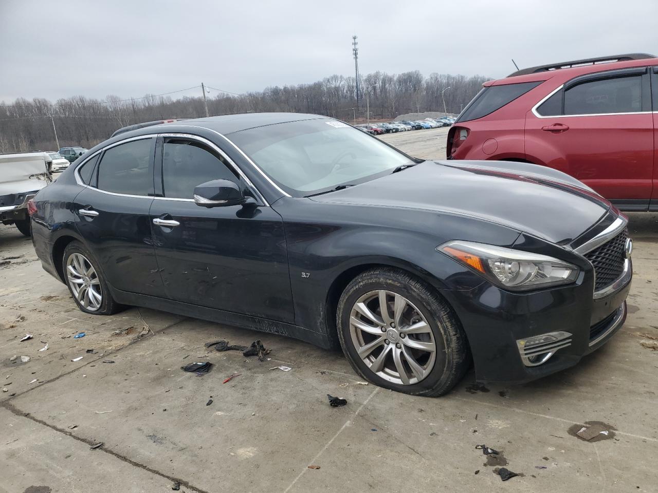 2017 Infiniti Q70 VIN JN1BY1AP9HM740558 Copart auction photo, minor dent/scratches damage thumbnail 4