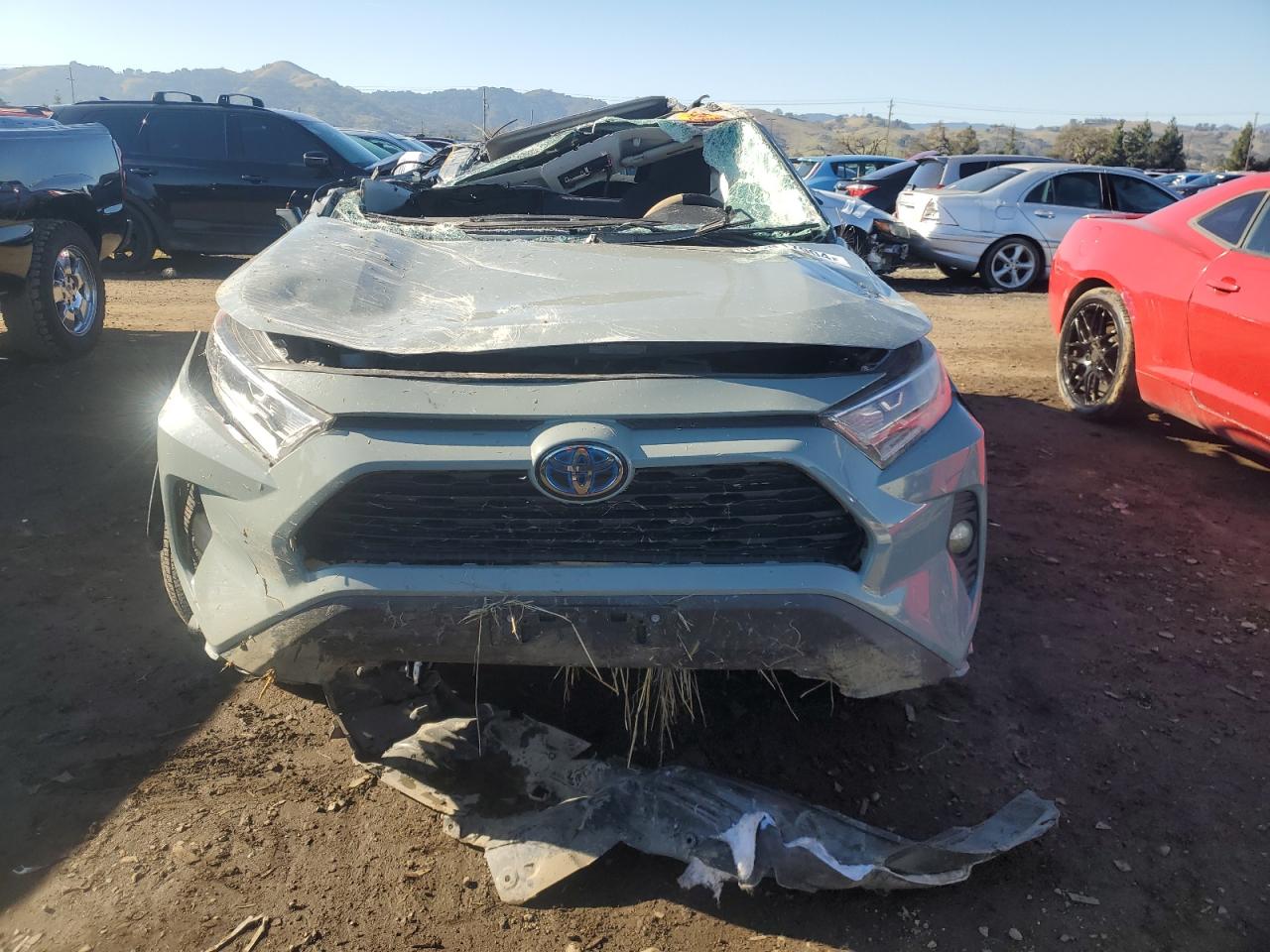 2020 Toyota RAV 4 VIN 2T3RWRFV8LW070536 Copart auction photo, rollover damage thumbnail 5