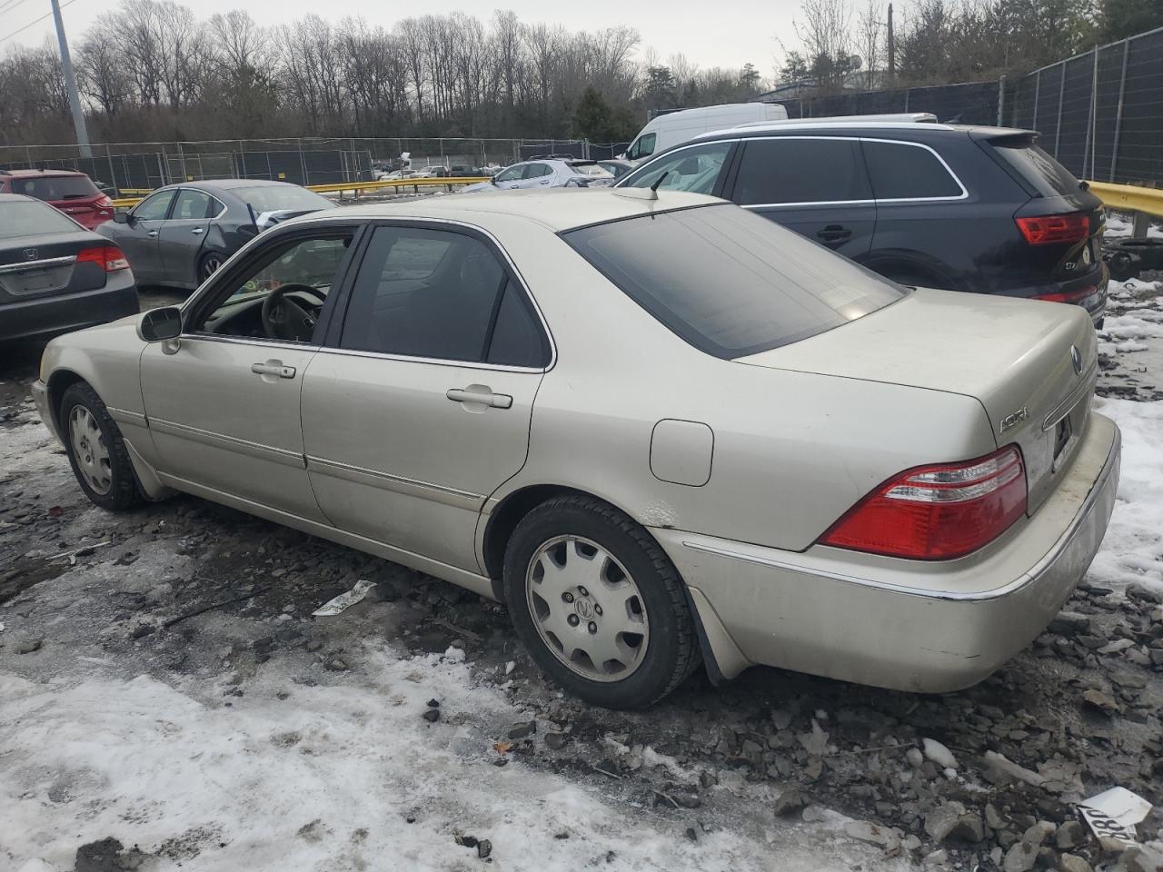 2004 Acura RL VIN JH4KA96644C000656 Copart auction photo, front end / side damage thumbnail 2