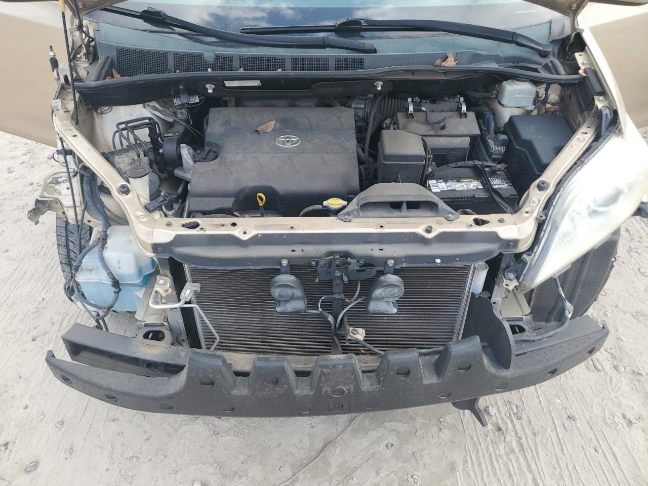 2012 Toyota Sienna VIN 5TDYK3DC3CS256508 Copart auction photo, front end / rear end damage thumbnail 12