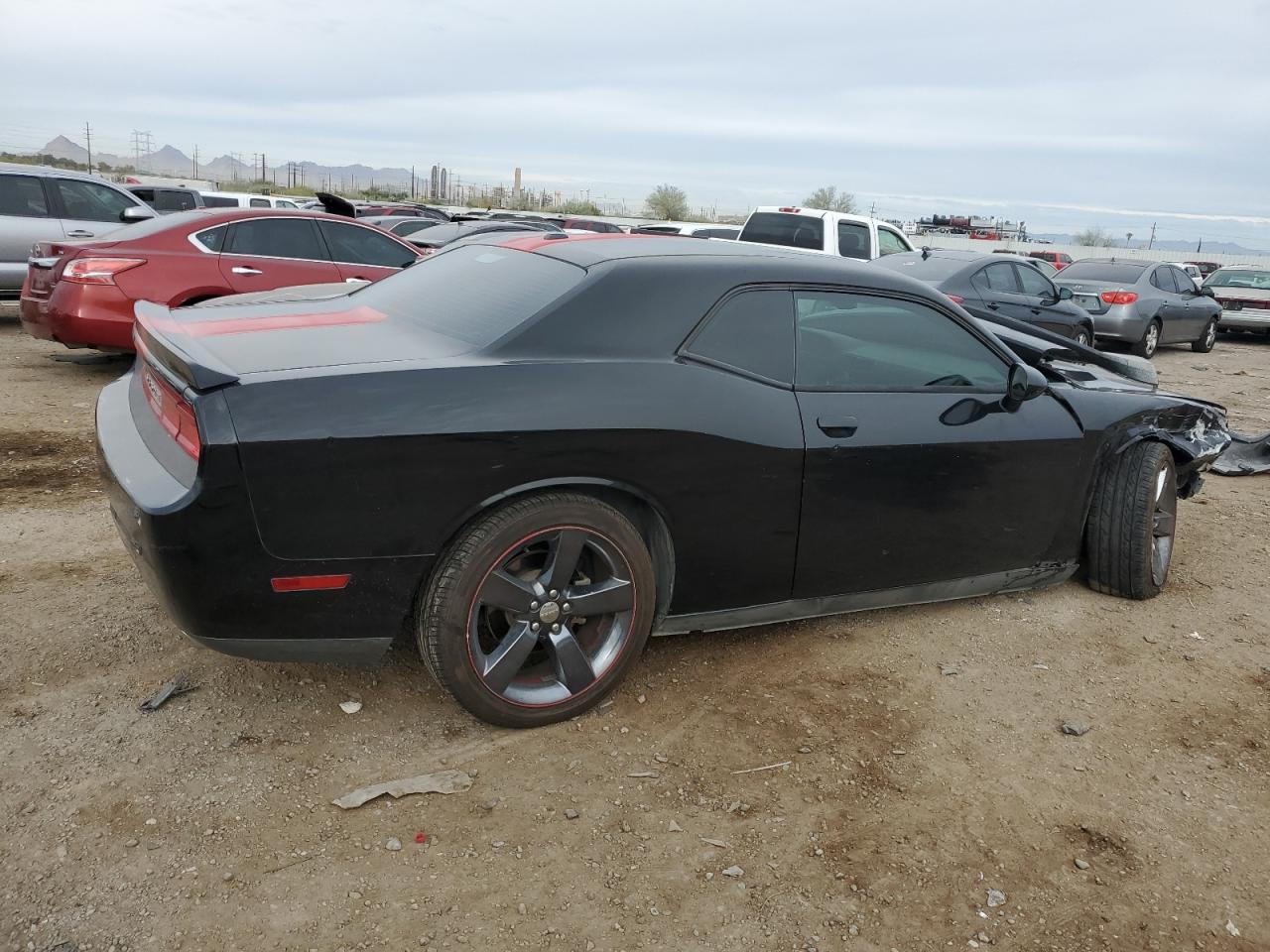 2013 Dodge Challenger VIN 2C3CDYAG0DH500824 Copart auction photo, front end / undercarriage damage thumbnail 3