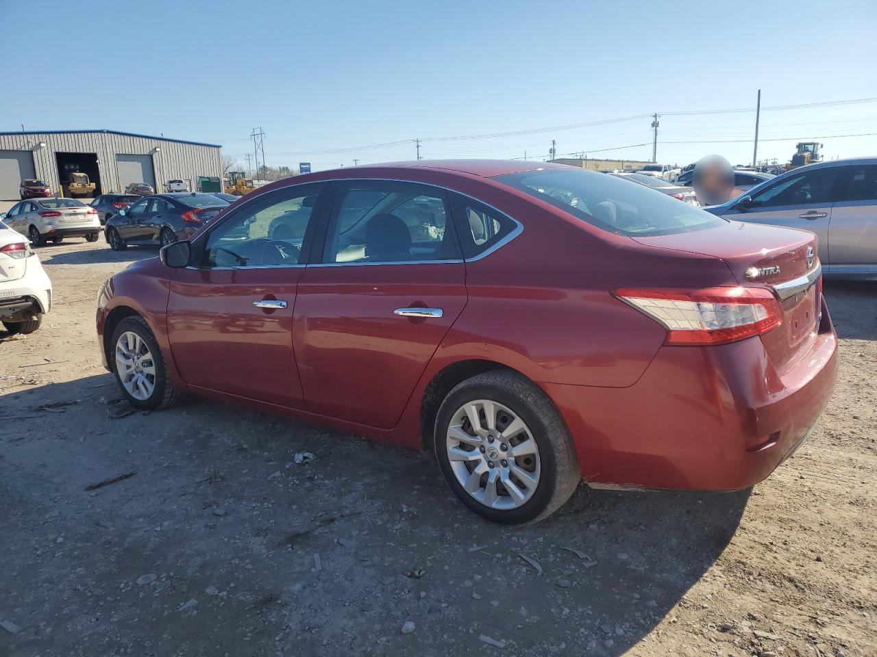 2013 Nissan Sentra VIN 3N1AB7AP2DL733102 Copart auction photo, all over damage thumbnail 2