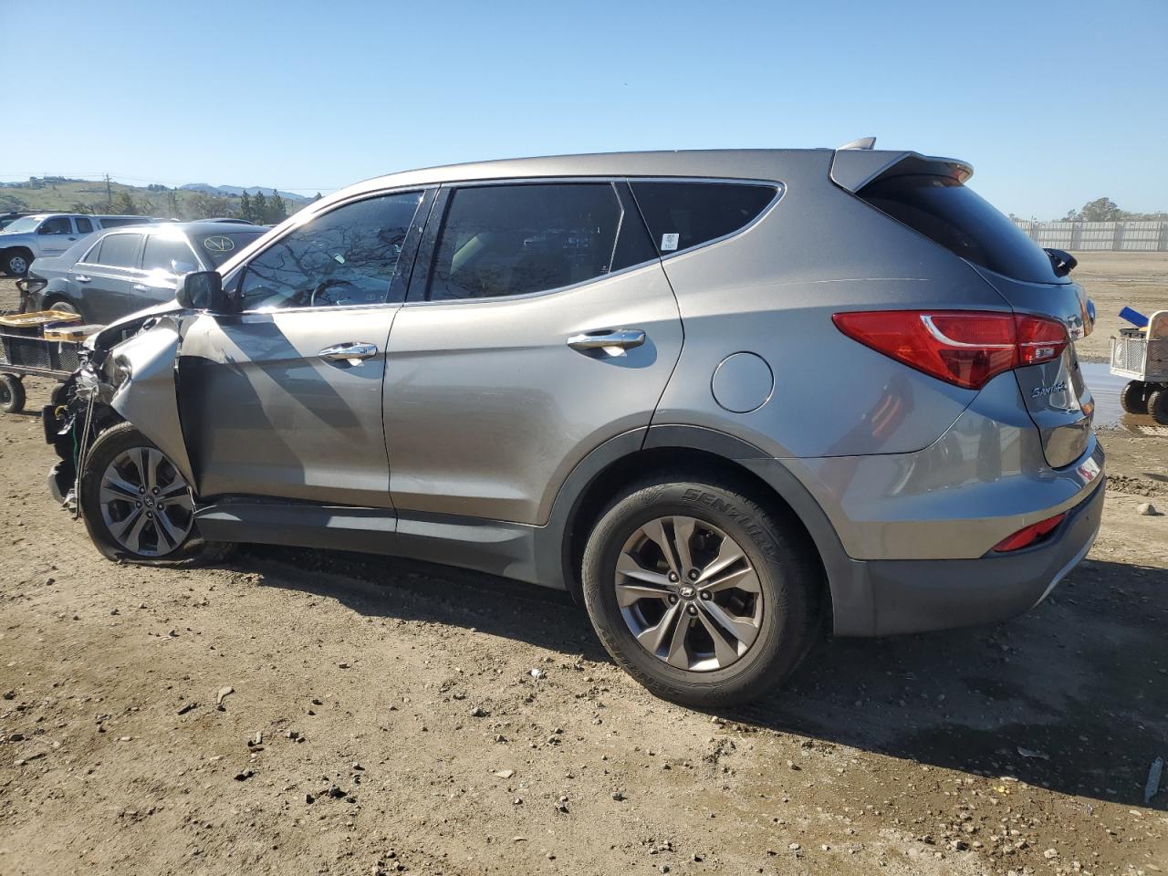 2013 Hyundai Santa Fe VIN 5XYZT3LB0DG113041 Copart auction photo, all over damage thumbnail 2