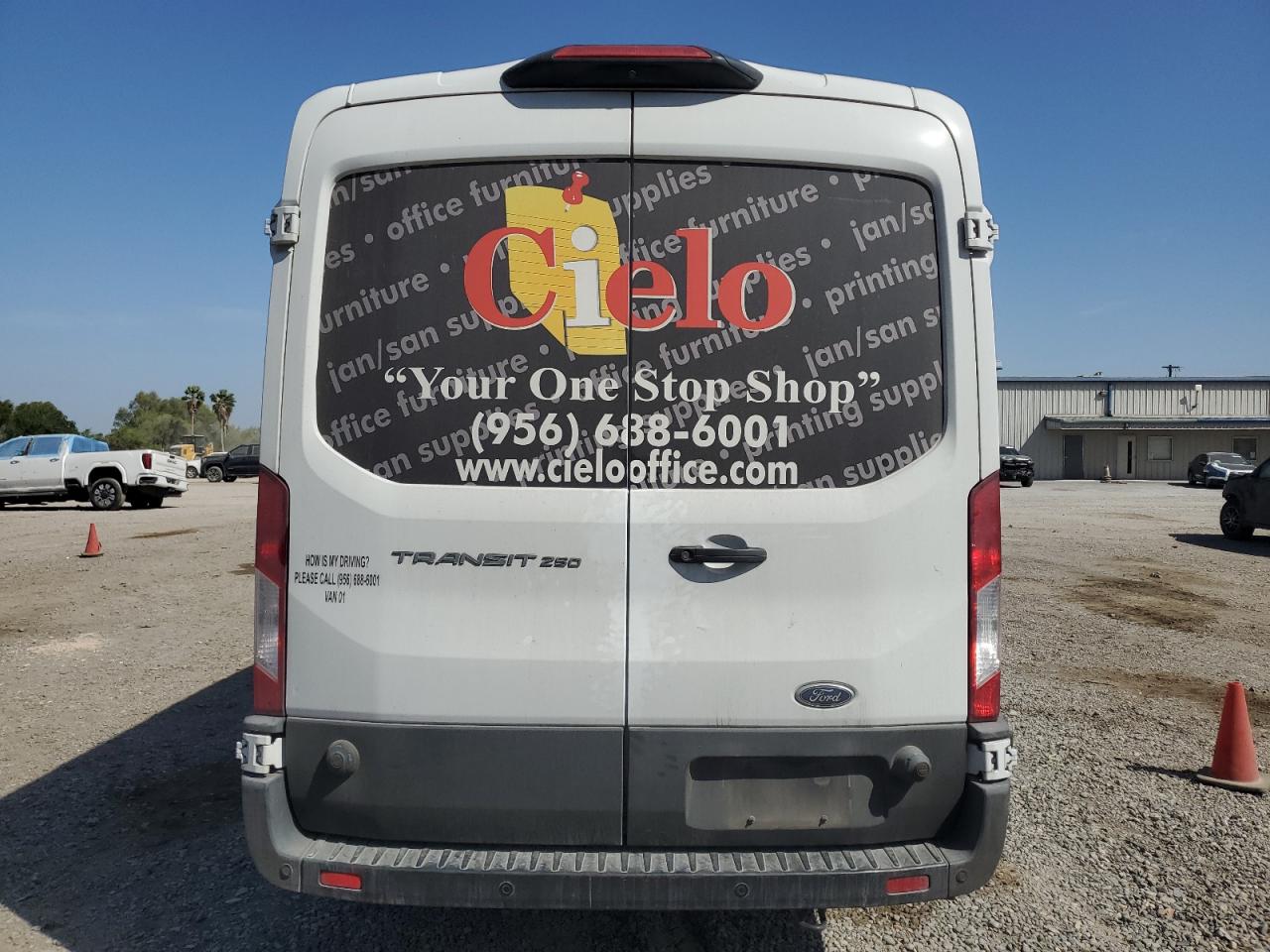 2020 Ford Transit VIN 1FTBR1C87LKB71777 Copart auction photo, side damage thumbnail 6