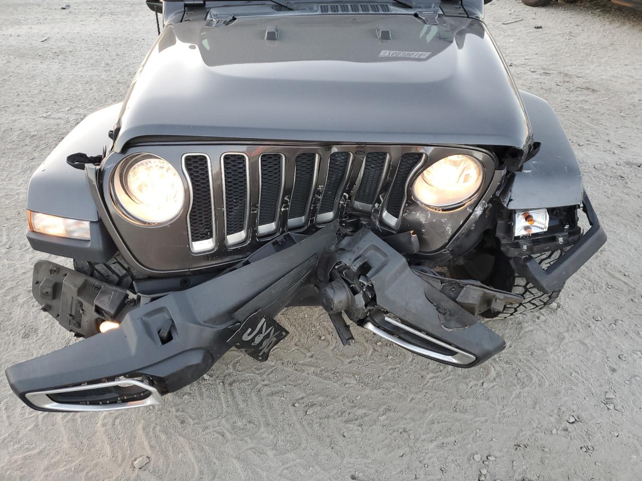 2018 Jeep Wrangler VIN 1C4HJXEG8JW132596 Copart auction photo, front end damage thumbnail 13
