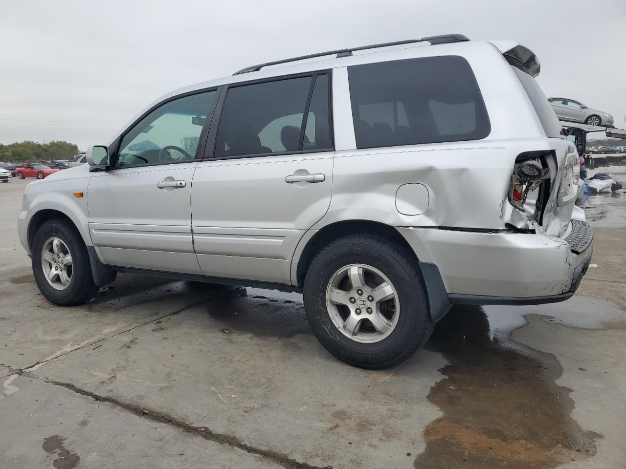 2007 Honda Pilot VIN 5FNYF28577B046871 Copart auction photo, rear end / side damage thumbnail 2