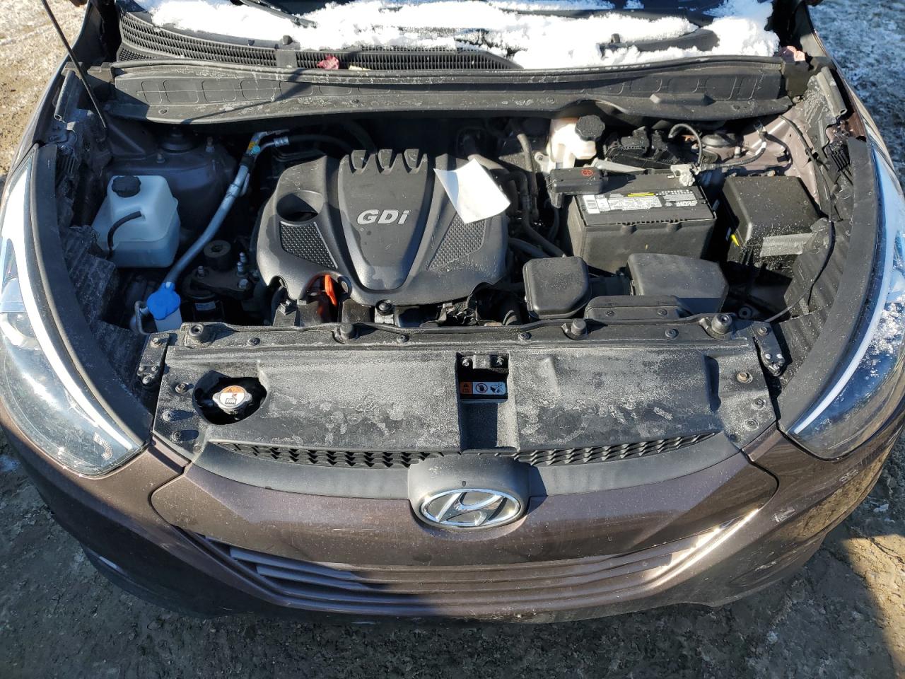 2015 Hyundai Tucson VIN KM8JUCAG6FU968283 Copart auction photo, side damage thumbnail 11