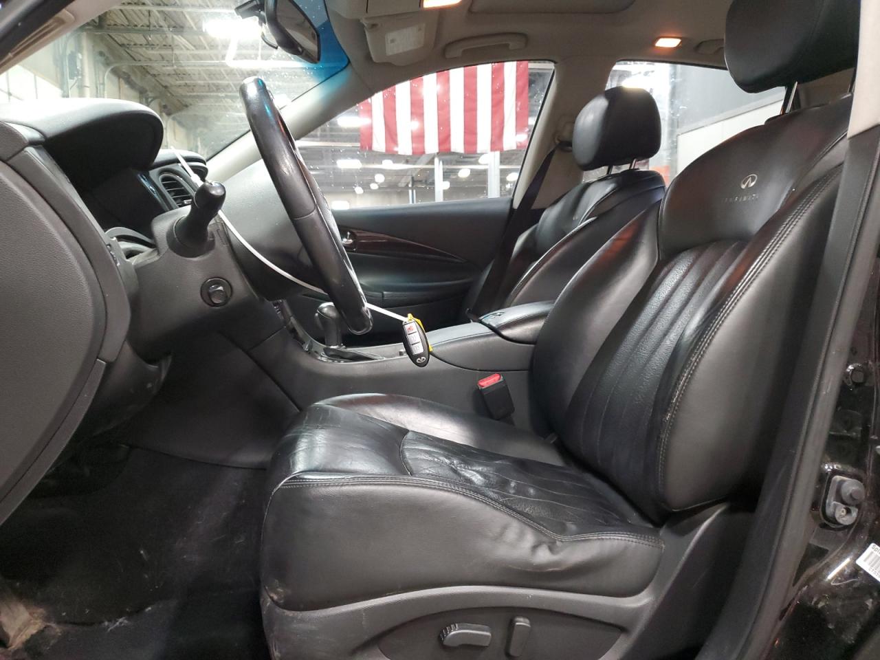 2011 Infiniti EX VIN JN1AJ0HR6BM851643 Copart auction photo, front end damage thumbnail 7