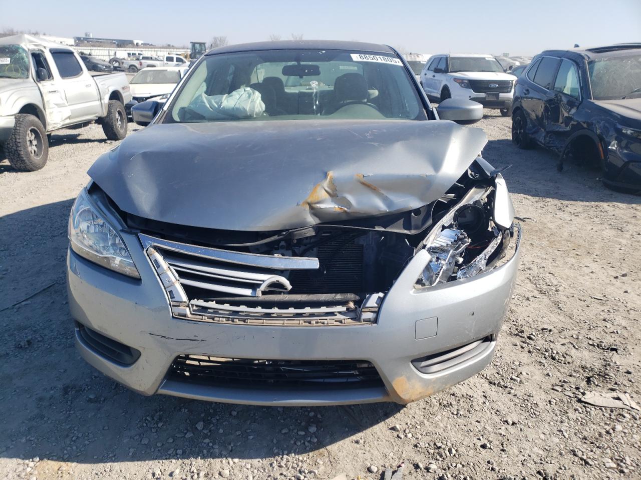 2013 Nissan Sentra VIN 3N1AB7AP9DL787285 Copart auction photo, front end damage thumbnail 5