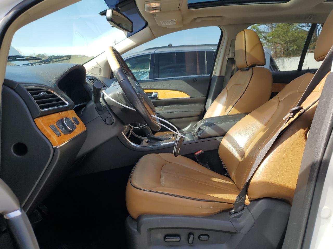 2012 Lincoln MKX VIN 2LMDJ8JK9CBL08879 Copart auction photo, rear end / front end damage thumbnail 7