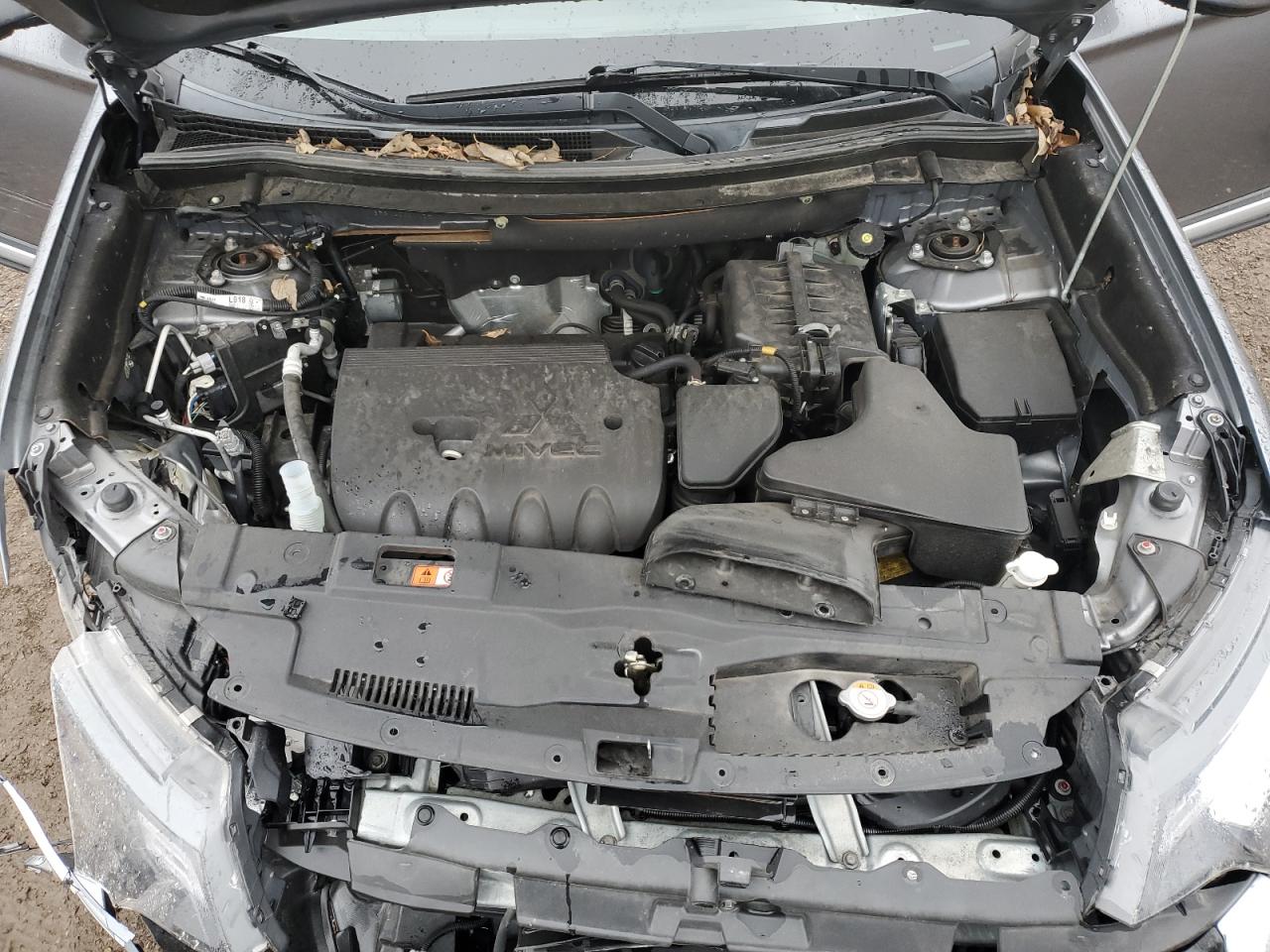 2020 Mitsubishi Outlander VIN JA4AZ3A38LJ000177 Copart auction photo, front end damage thumbnail 12