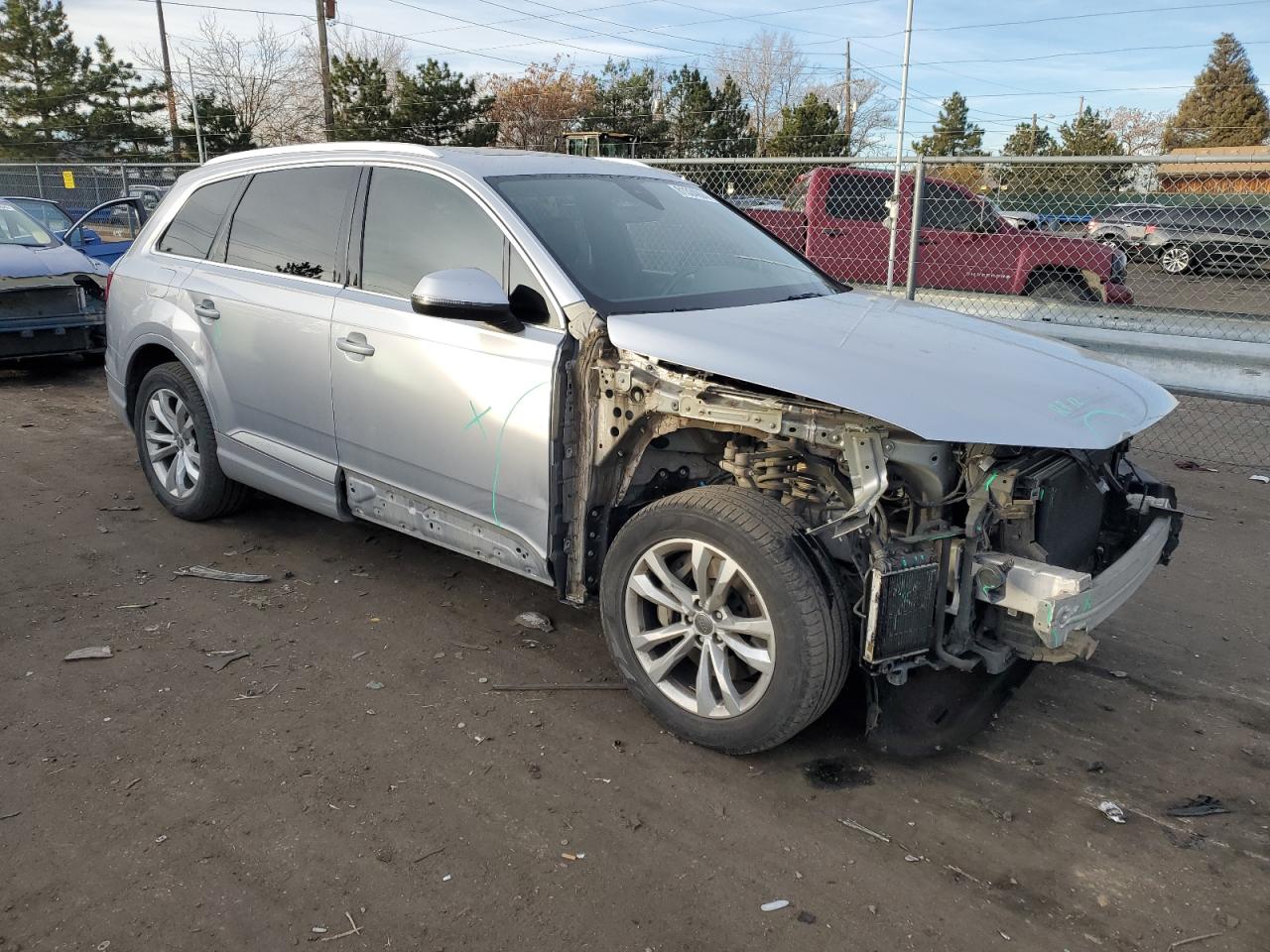 2018 Audi Q7 VIN WA1AAAF71JD017762 Copart auction photo, all over damage thumbnail 4