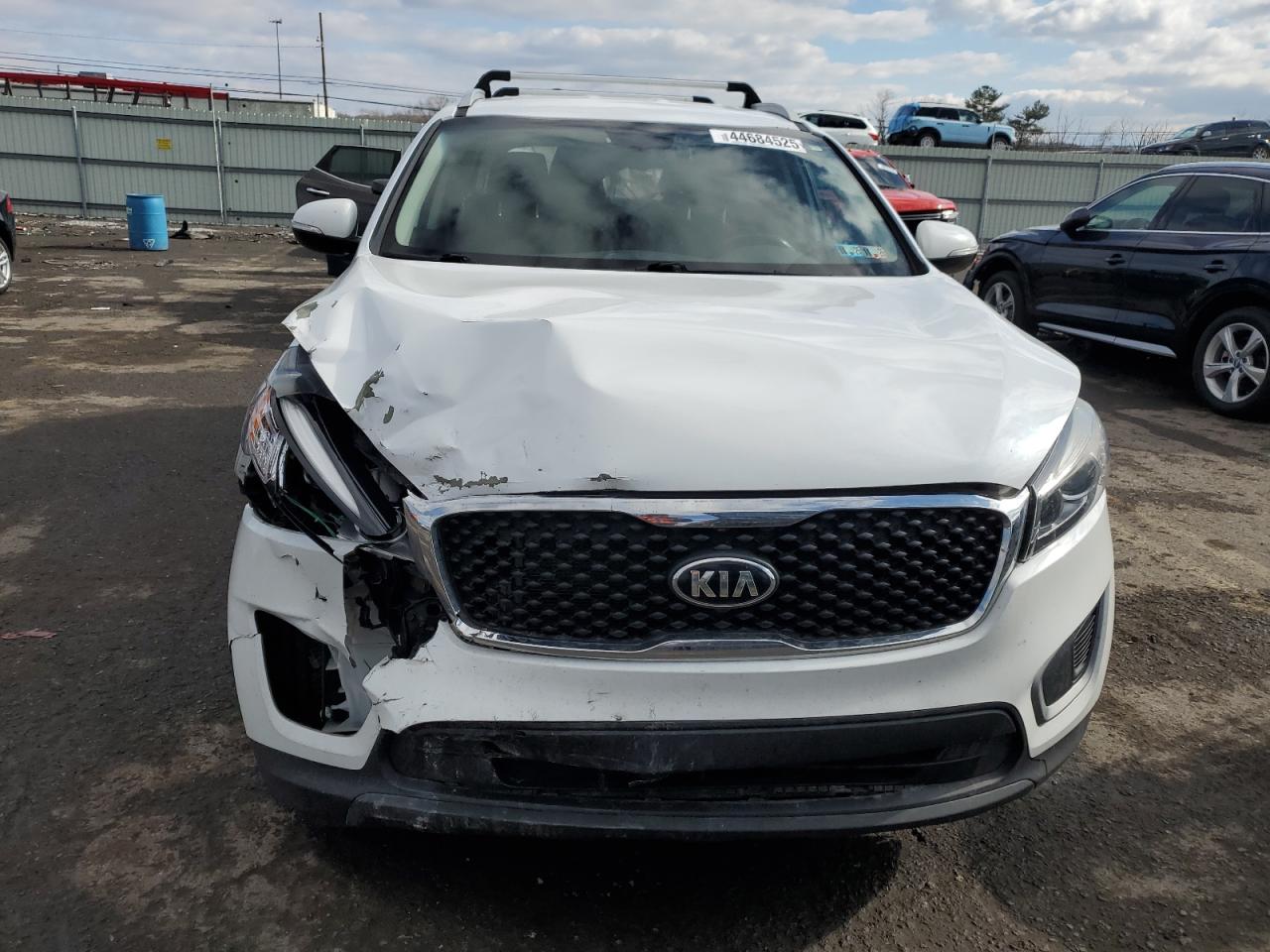 2018 KIA Sorento VIN 5XYPGDA38JG351907 Copart auction photo, front end / rear end damage thumbnail 5