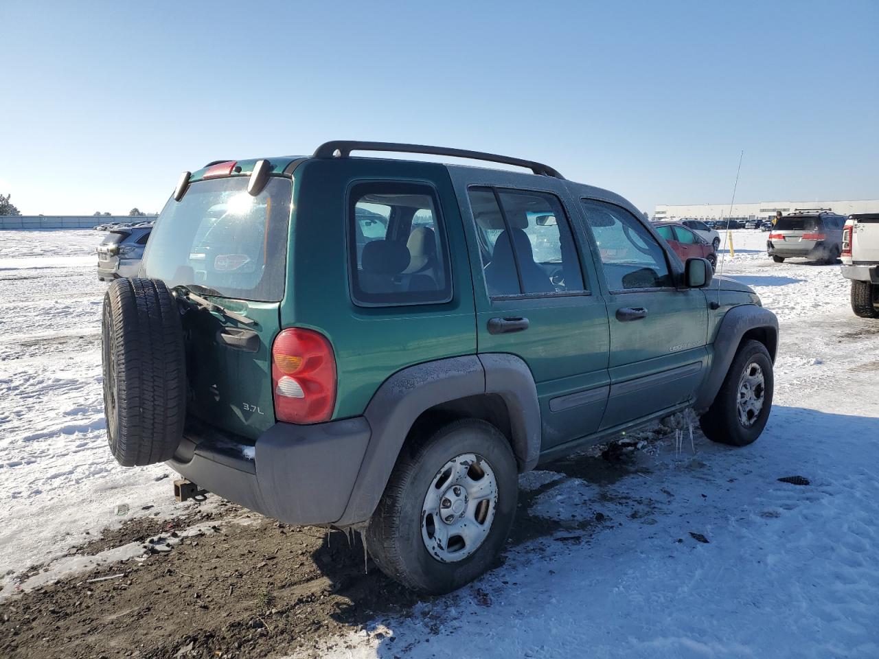2003 Jeep Liberty (North America) VIN 1J4GL48K13W696074 Copart auction photo, rear end damage thumbnail 3