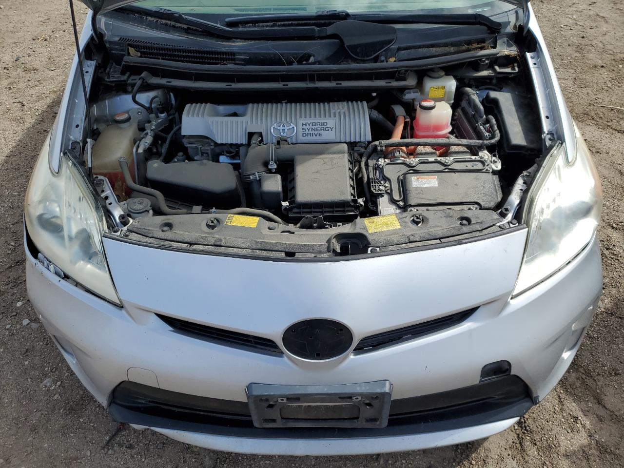 2014 Toyota Prius VIN JTDKN3DU6E0384060 Copart auction photo, all over damage thumbnail 11