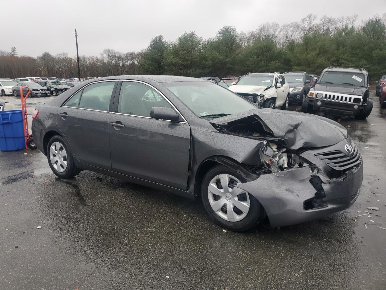 2007 Toyota Camry VIN 4T1BE46K77U583577 Copart auction photo, frame damage / front end damage thumbnail 4