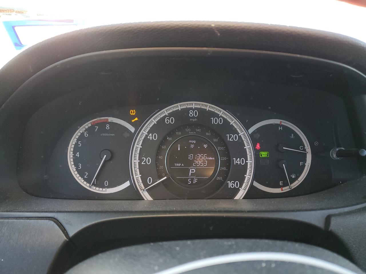 2015 Honda Accord VIN 1HGCR3F88FA019966 Copart auction photo, all over / hail damage thumbnail 9