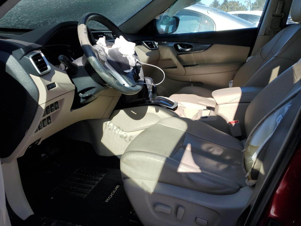 2016 Nissan Rogue VIN 5N1AT2MV9GC770781 Copart auction photo, front end / rear end damage thumbnail 7