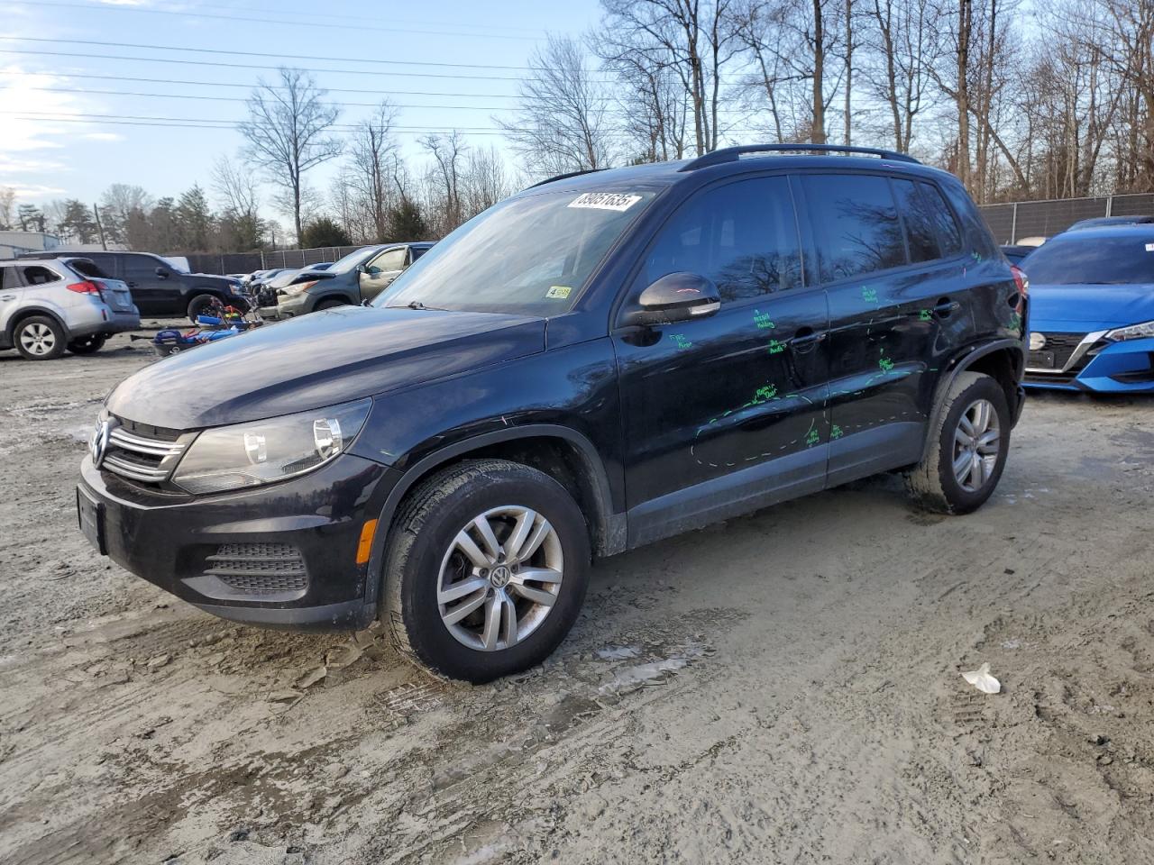 2017 Volkswagen Tiguan VIN WVGAV7AX1HW501350