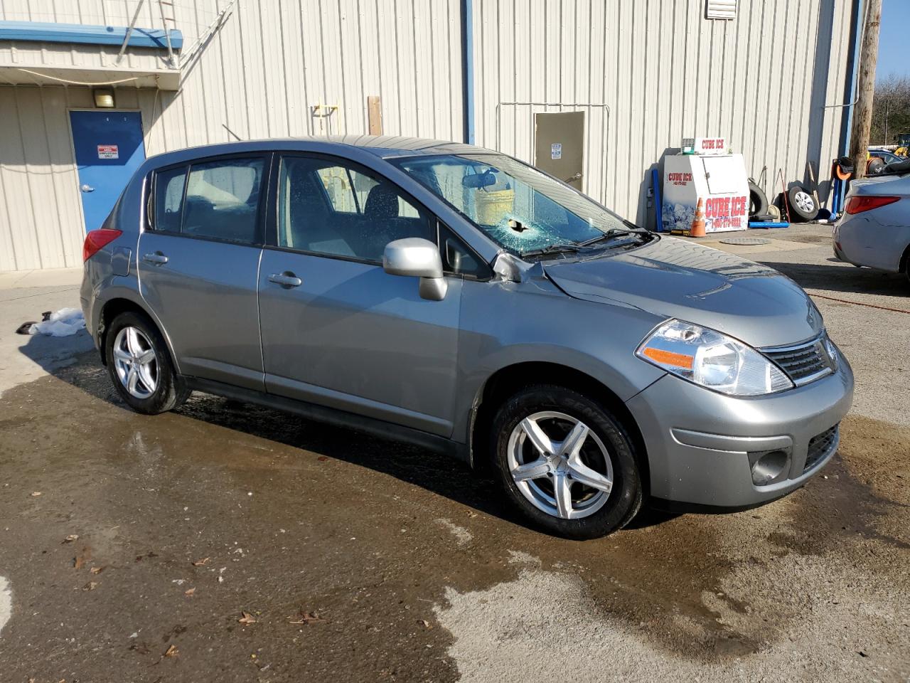 2009 Nissan Versa VIN 3N1BC13E99L471953 Copart auction photo, front end / side damage thumbnail 4