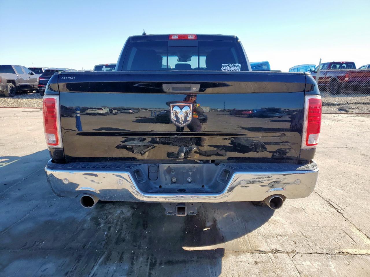 2014 RAM 1500 VIN 1C6RR6PM2ES474883 Copart auction photo, front end damage thumbnail 6