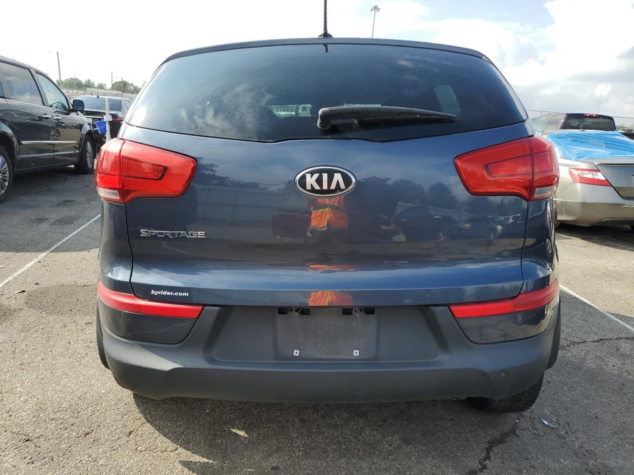 2016 KIA Sportage VIN KNDPBCAC1G7811973 Copart auction photo, front end / side damage thumbnail 6
