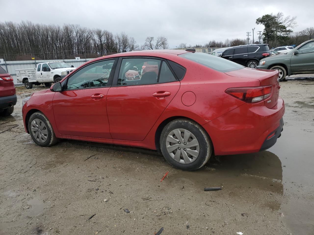 2019 KIA Rio VIN 3KPA24AB7KE236029 Copart auction photo, front end / minor dent/scratches damage thumbnail 2