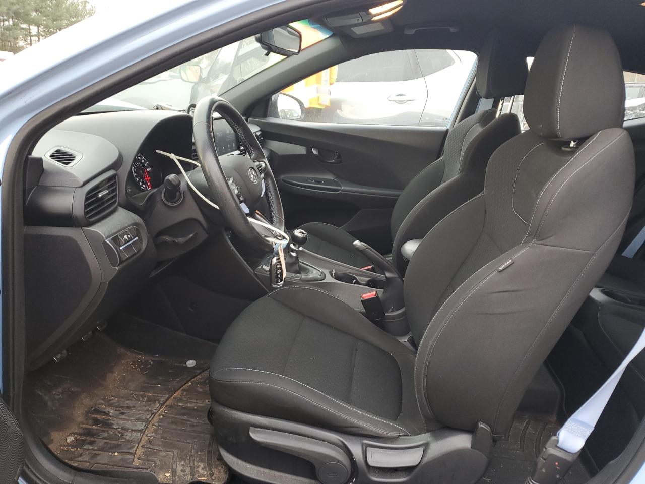 2020 Hyundai Veloster VIN KMHT36AH8LU008058 Copart auction photo, front end damage thumbnail 7