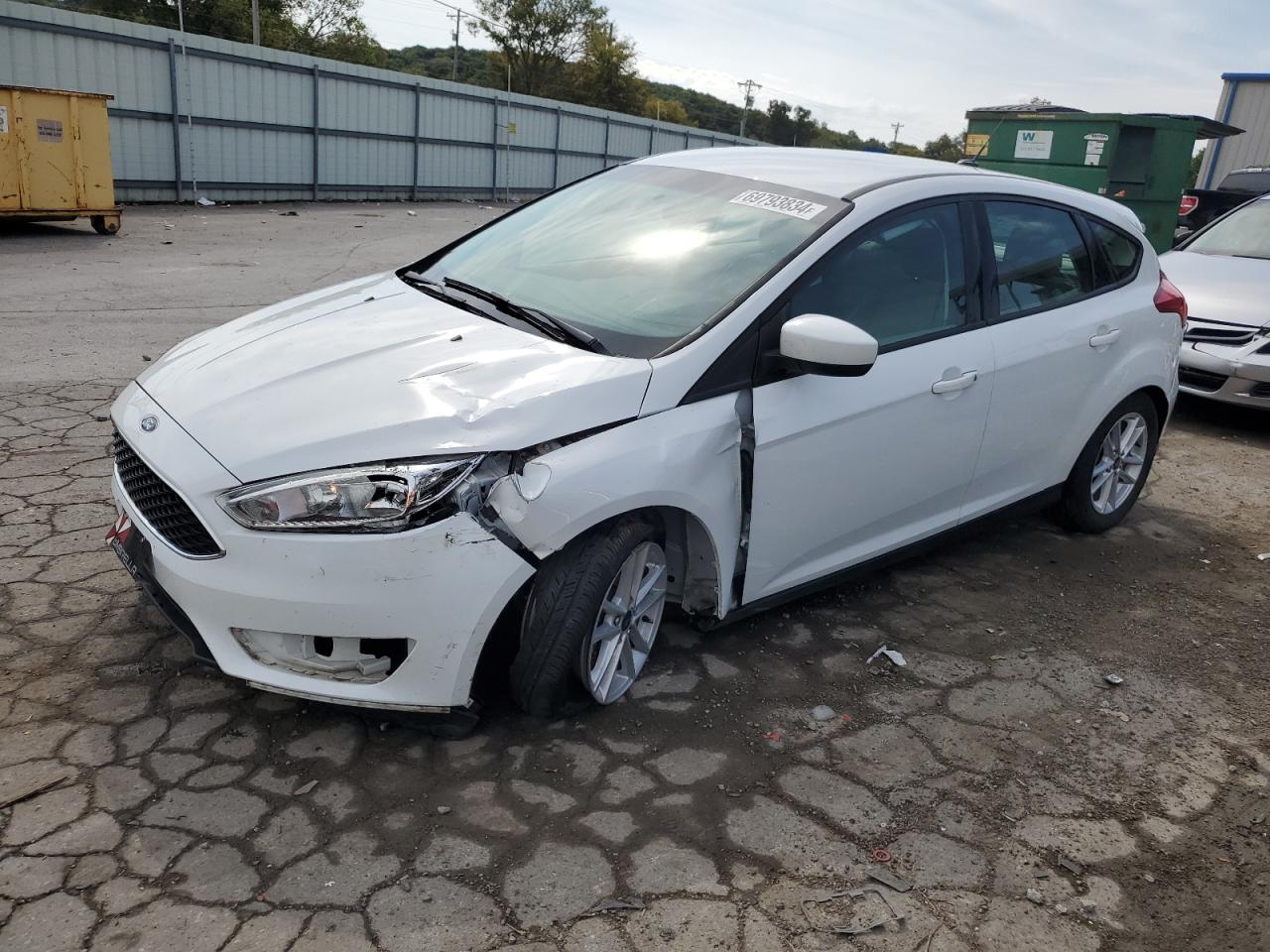 2018 Ford Focus VIN 1FADP3K23JL308749