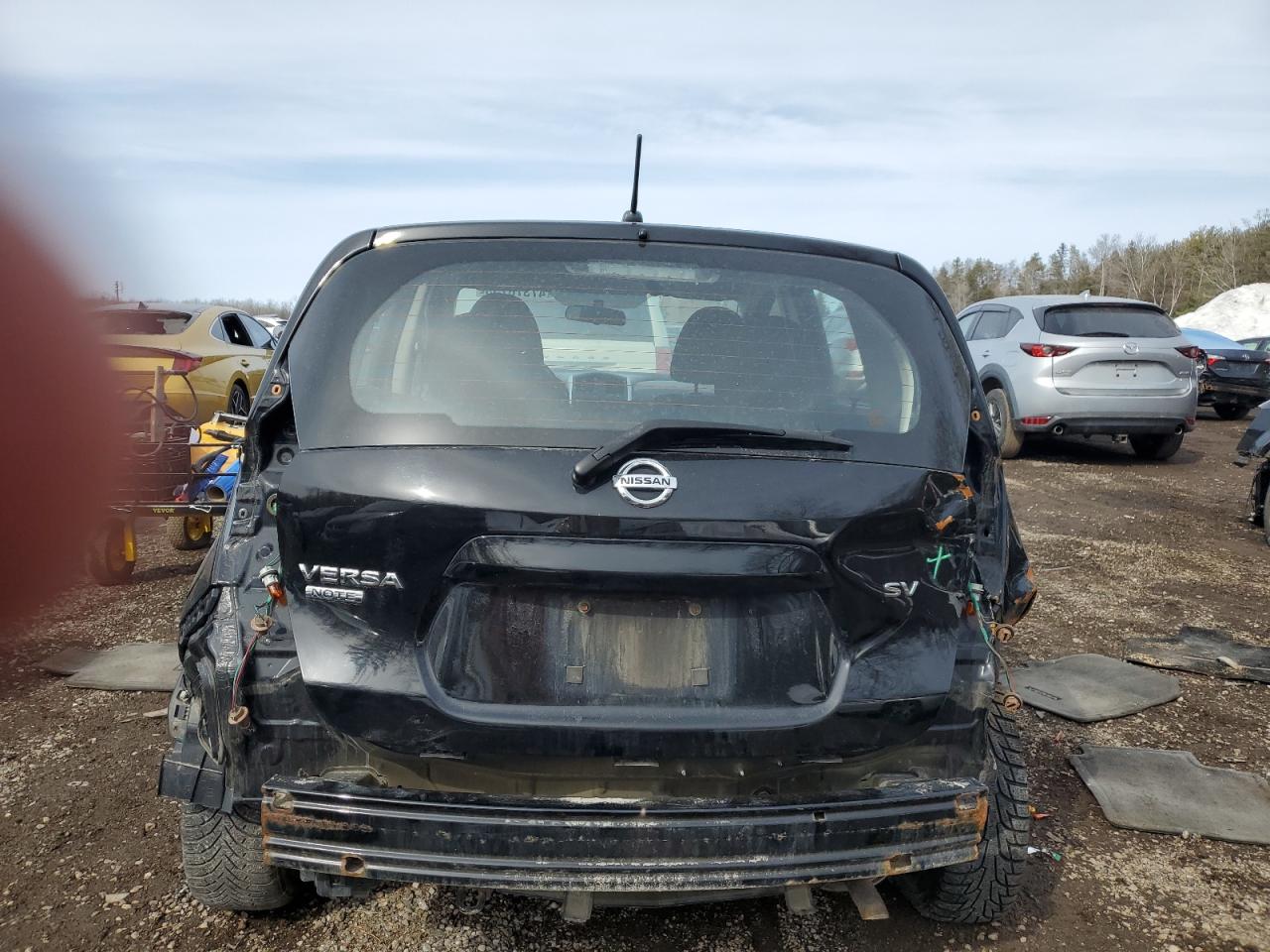 2019 Nissan Versa VIN 3N1CE2CP3KL359838 Copart auction photo, rear end damage thumbnail 6
